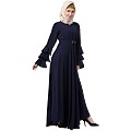 Umbrella abaya with bell sleeves- Navy Blue Umbrella abaya with bell sleeves- Navy Blue